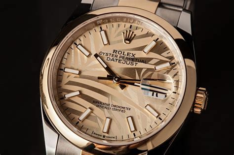 rolex palm gold|rolex 2022 release datejust 36.